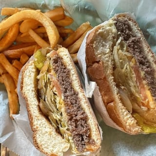 Delite Double Cheese Burger