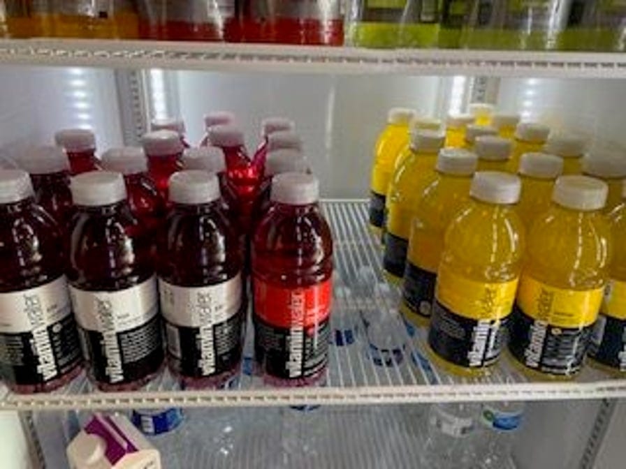 Vitamin Water.