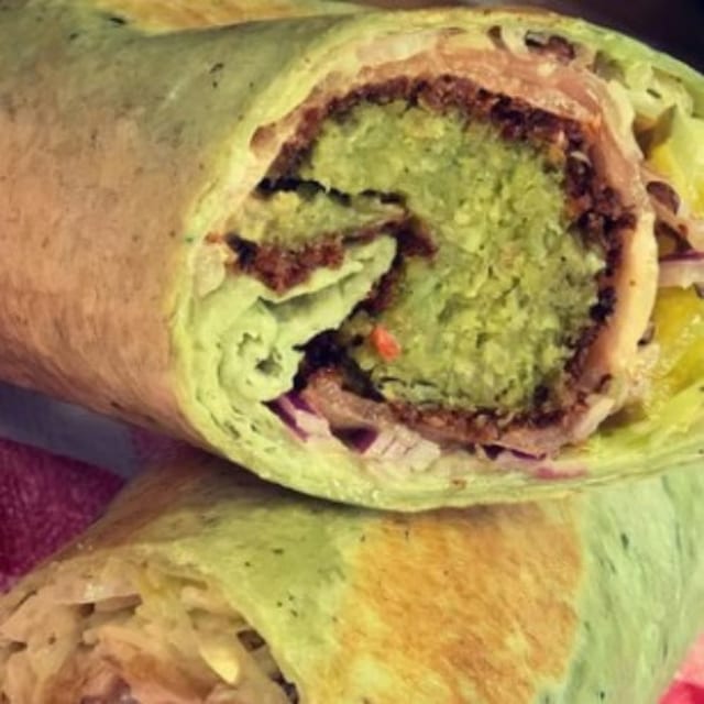 Falafel Veggie Wrap.