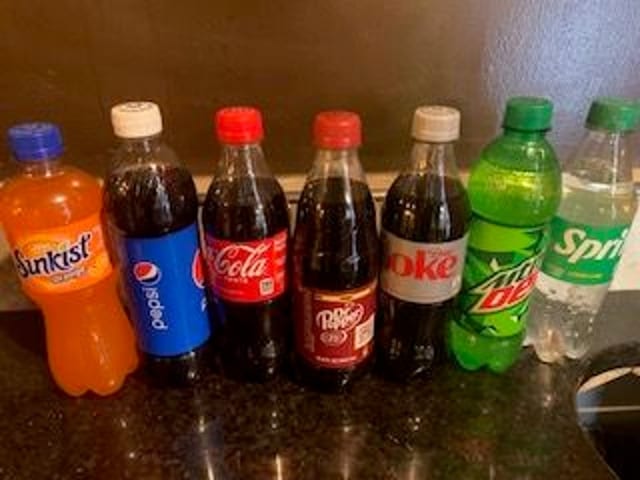 16 oz Bottle Soda.